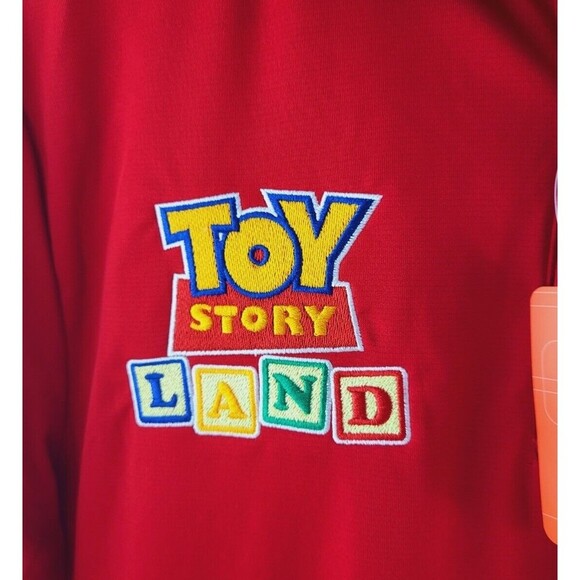 Disney Toy Story Mens Various Sizes S M L Embroidered Original Red Polo Shirt - Picture 2 of 10